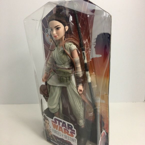 Star Wars Forces Of Destiny Rey Of Jakku 11" Doll Action Figure Hasbro Disney - Picture 10 of 12